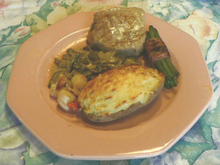 Médaillons de veau aux Saint Jacques