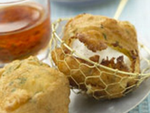 Beignets minute de chèvre frais aux herbes