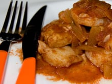 Salade de calmars aux poivrons