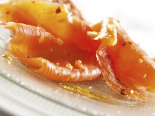 Saumon fumé et sirop d'erable