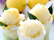 Sorbet au citron maison