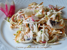 Salade croquante au yaourt grec