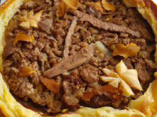Tourte à l'Axoa de canard
