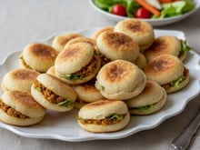 Mini pain oriental farci à la viande hachée de dinde