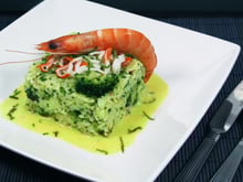 Riz basmati et bâtonnets  Saveur Coraya façon thaï