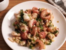 Poulpes sautés en persillade