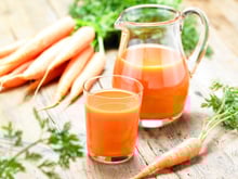 Jus de carotte glacé
