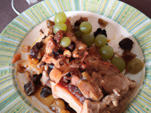 Le rôti de porc à la gueuze et aux raisins