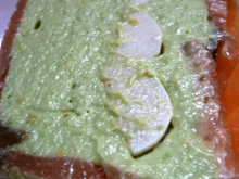 Terrine à l'avocat et au saumon fumé