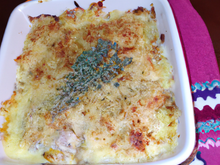 Gratin de lapin au Beaufort
