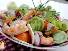 Salade originale terre et mer