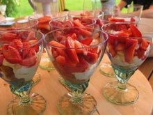 Trifle Fraises Mascarpone