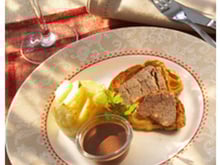 Filet mignon de veau sauce chocolat