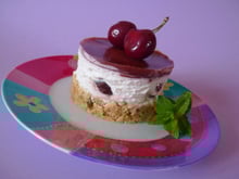 Cheesecake aux cerises sans cuisson