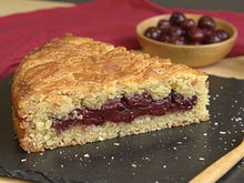 Gâteau Basque à la cerise