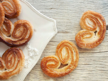 Palmiers maison avec sucre vanillé