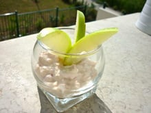 Verrines de thon et pommes