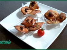 Tits palets meringués au parmesan et tomates séchées sans gluten