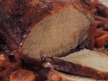 Rôti de porc vigneron