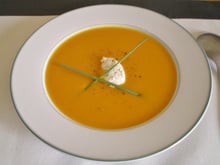 Velouté potimarron et patate douce