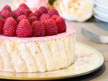 Charlotte revisitée aux framboises