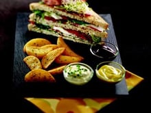 Club fraicheur bacon tomates et Mozzarella