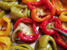 Poivrons marinés à l'huile d'olive