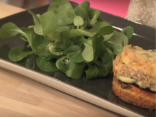 Mille-feuille de légumes à la Fourme d'Ambert