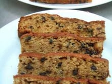 Moelleux banane et pépites de chocolat