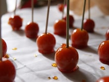 Tomates cerises caramélisées