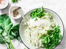 Râpée de choux rave aux pommes