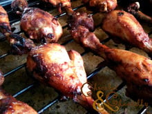Poulet tandoori et confit de poivrons à la mangue