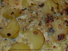 Gratin de pommes de terre au roquefort classique