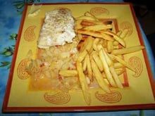 Papillote de lingue à la provençale