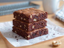 Brownie avec des noix de pécan
