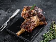 Gigot d'agneau au four