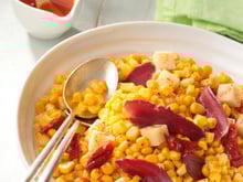 Salade de maïs au magret fumé