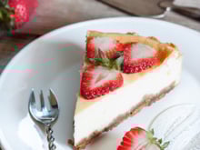 Cheesecake aux fraises express