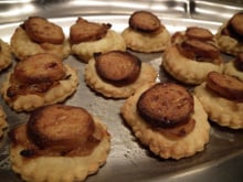 Feuilletés apéritifs au boudin blanc