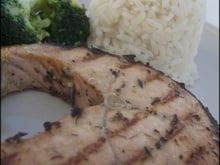 Darne de saumon grillée