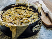 Crumble aux quetsches