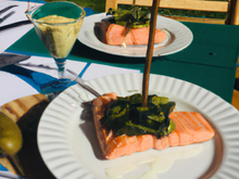 Saumon au Saint-Nectaire