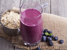 Smoothie aux myrtilles