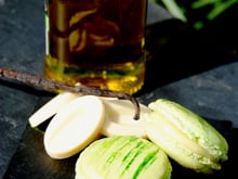 Macarons à l'huile d'olive et à la vanille