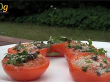 Délicieuses tomates à la provençale cuites à la plancha