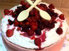 Gâteau aux fruits rouges