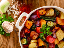 Poêlée de légumes aux épinards