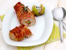 Filet mignon de porc farci au roquefort et figues fraîches