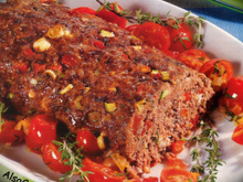 Pain de viande grec aux poivrons