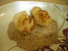 Noix de Saint Jacques et sa purée de châtaignes